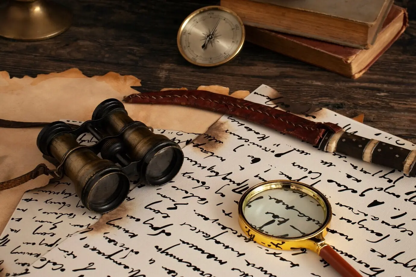 Sammlung von Piratenartefakten und Beute